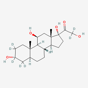 molecular formula C21H34O5 B12415557 Allotetrahydrocortisol-d7 