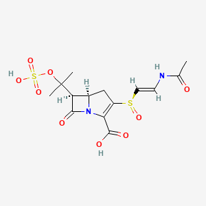 molecular formula C14H18N2O9S2 B1241556 地毯霉素 B CAS No. 76094-36-5