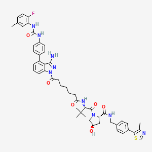 molecular formula C50H56FN9O6S B12415593 PROTAC VEGFR-2 degrader-2 