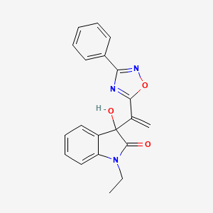 molecular formula C20H17N3O3 B12415625 Antiparasitic agent-2 