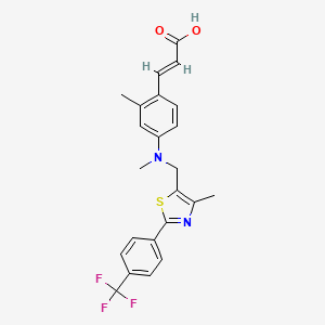 molecular formula C23H21F3N2O2S B12415640 Ppar|A agonist 5 