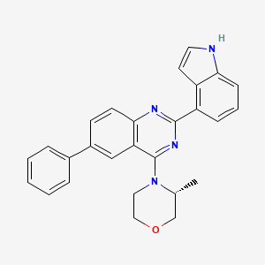 molecular formula C27H24N4O B12415659 Atr-IN-10 