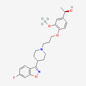 molecular formula C24H29FN2O4 B12415667 (R)-Hydroxy Iloperidone-d3 