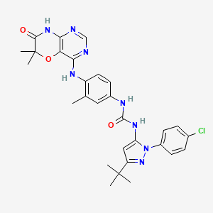 molecular formula C29H31ClN8O3 B12415677 Pan-Trk-IN-3 