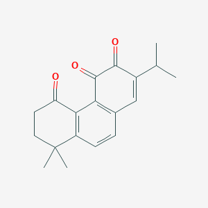 molecular formula C19H20O3 B1241570 1-Oxomiltirone 