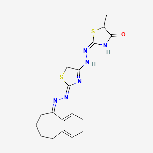 molecular formula C18H20N6OS2 B12415700 DNA Gyrase-IN-3 