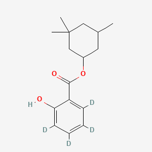 molecular formula C16H22O3 B12415707 Homosalate-d4 