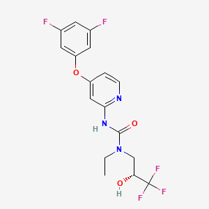 molecular formula C17H16F5N3O3 B12415717 MrgprX2 antagonist-2 