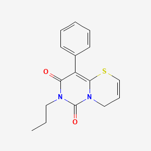 9-phenyl-7-propyl-4H,6H-pyrimido[6,1-b][1,3]thiazine-6,8(7H)-dione