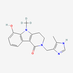 molecular formula C17H18N4O2 B12415746 6-Hydroxy alosetron-d3 