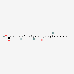 11,12-Epoxy-5,8,14-eicosatrienoic acid