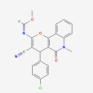 molecular formula C22H16ClN3O3 B12415771 Antiproliferative agent-8 