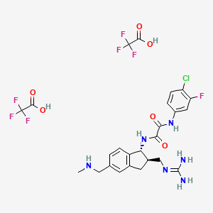 molecular formula C25H26ClF7N6O6 B12415791 Bnm-III-170 