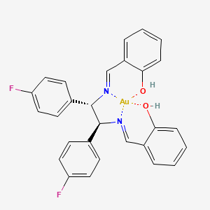 molecular formula C28H22AuF2N2O2 B12415799 TrxR-IN-4 