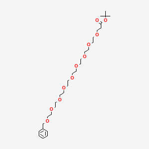 molecular formula C30H52O11 B12415805 Benzyl-PEG9-Boc 