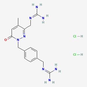 molecular formula C16H24Cl2N8O B12415813 DNA crosslinker 4 (dihydrochloride) 