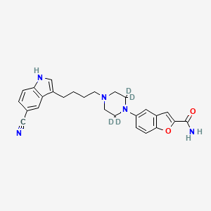 molecular formula C26H27N5O2 B12415821 Vilazodone-d4 