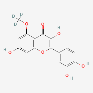 molecular formula C16H12O7 B12415823 Azaleatin-d3 