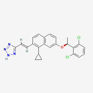 molecular formula C24H20Cl2N4O B12415826 MsbA-IN-6 