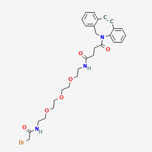 molecular formula C29H34BrN3O6 B12415830 Bromoacetyl-PEG3-DBCO 