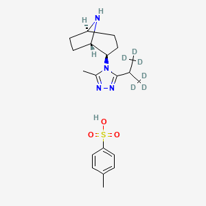 molecular formula C20H30N4O3S B12415833 3-Oxa-9-azabicyclo[3.3.1]nonan-7-one-d6 