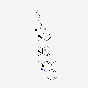 molecular formula C35H49N B12415845 (14R,18R,19R)-3,14,18-trimethyl-19-[(2R)-6-methylheptan-2-yl]-10-azahexacyclo[12.11.0.02,11.04,9.015,23.018,22]pentacosa-1(25),2,4,6,8,10-hexaene 