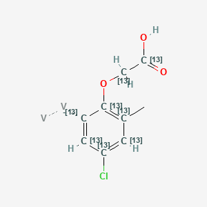 molecular formula C9H8ClO3V2- B12415873 Mcpa-13C8 