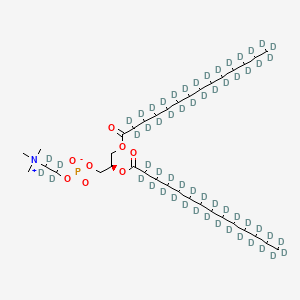 molecular formula C36H72NO8P B12415878 1,2-Dimyristoyl-sn-glycero-3-phosphocholine-d58 