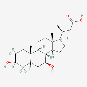 24-Nor Ursodeoxycholic Acid-d5