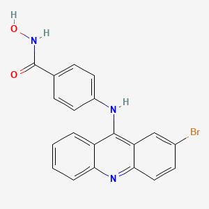 molecular formula C20H14BrN3O2 B12415912 Hdac6-IN-5 