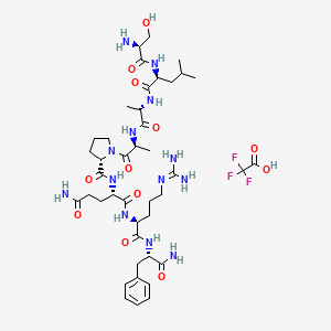 molecular formula C42H66F3N13O12 B12415927 Neuropeptide SF(mouse,rat) (TFA) 