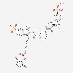 molecular formula C41H46KN3O10S2 B12415942 Sulfo-Cyanine7 NHS ester (potassium) 