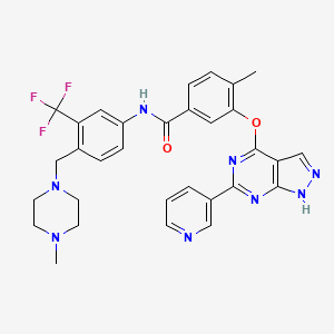 molecular formula C31H29F3N8O2 B12415943 Ret-IN-16 