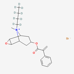 molecular formula C21H28BrNO3 B12416011 Apobuscopan-d9 (bromide) 