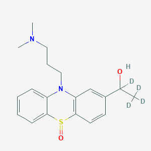 2-(1-Hydroxyethyl) Promazine-d4 Sulfoxide