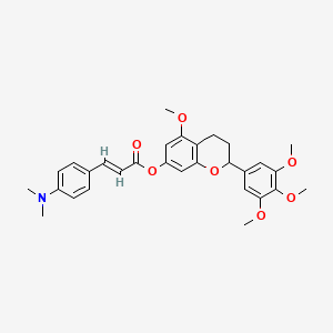 molecular formula C30H33NO7 B12416069 AChE-IN-19 