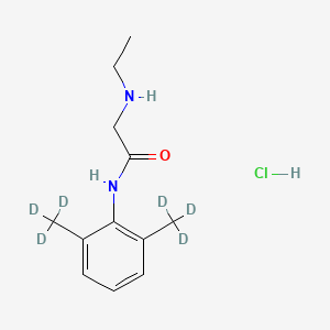 molecular formula C12H19ClN2O B12416081 Nor Lidocaine-d6 hydrochloride 