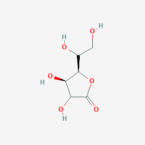 molecular formula C6H10O6 B1241611 (4R,5R)-5-(1,2-dihydroxyethyl)-3,4-dihydroxy-2-oxolanone 
