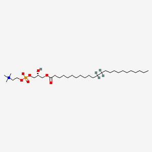 [(2R)-2-hydroxy-3-(12,12,13,13-tetradeuteriotetracosanoyloxy)propyl] 2-(trimethylazaniumyl)ethyl phosphate