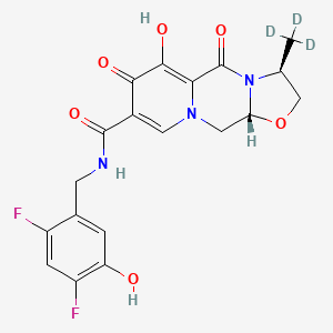 molecular formula C19H17F2N3O6 B12416162 26-Hydroxy Cabotegravir-d3 