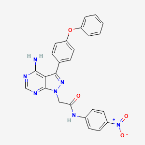 molecular formula C25H19N7O4 B12416190 Btk-IN-9 