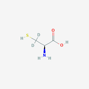 molecular formula C3H7NO2S B12416206 L-Cysteine-d2 