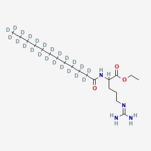 Ethyl Lauroyl Arginate-d23 (hydrochloride)