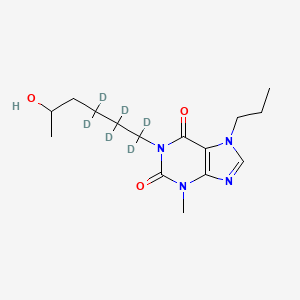 (Rac)-5-Hydroxy propentofylline-d6