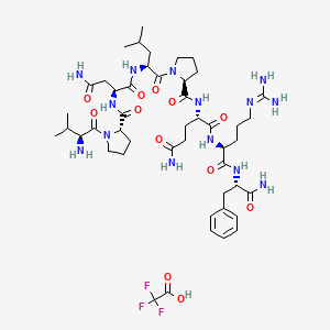 molecular formula C47H73F3N14O12 B12416280 RFRP-3(human) (TFA) 