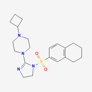 molecular formula C21H30N4O2S B12416306 Kdm2B-IN-1 