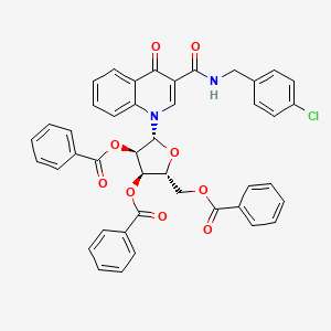 molecular formula C43H33ClN2O9 B12416323 HIV-1 inhibitor-26 