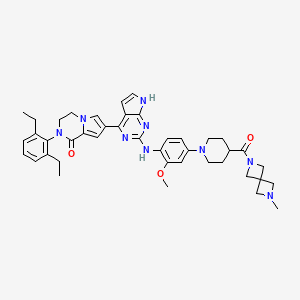 molecular formula C42H49N9O3 B12416336 TTK inhibitor 3 