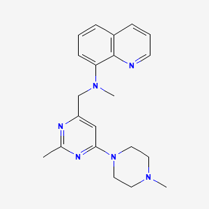 molecular formula C21H26N6 B12416343 CXCR4 antagonist 8 