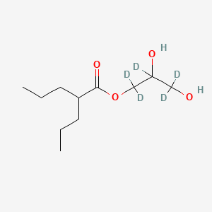 2,3-Dihydroxypropyl valproate-d5